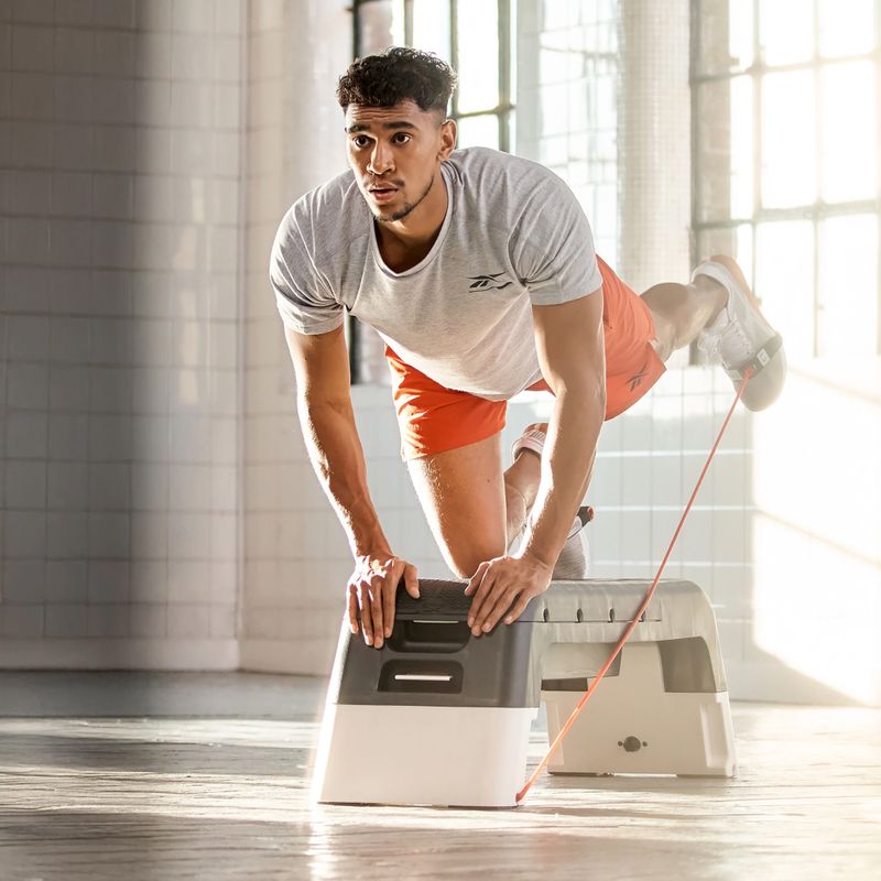 Step multifuncțional Reebok Deck white 15