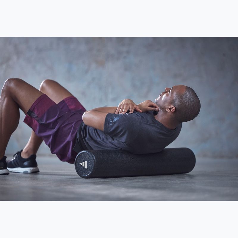 Roller de masaj adidas EPP Black foam 6