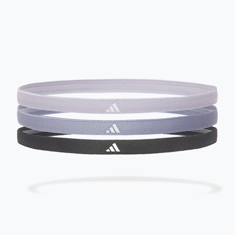 Bentiță Adidas Hairbands 3buc. silver dawn/violet/legend ink