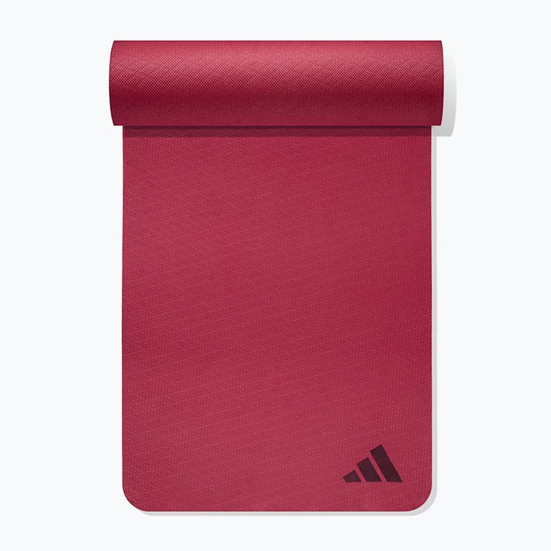 Covoraș fitness adidas Yoga 4 mm collegiate burgundy 3