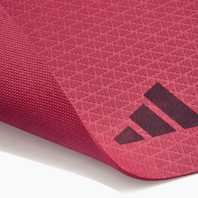 Covoraș fitness adidas Yoga 4 mm collegiate burgundy 4