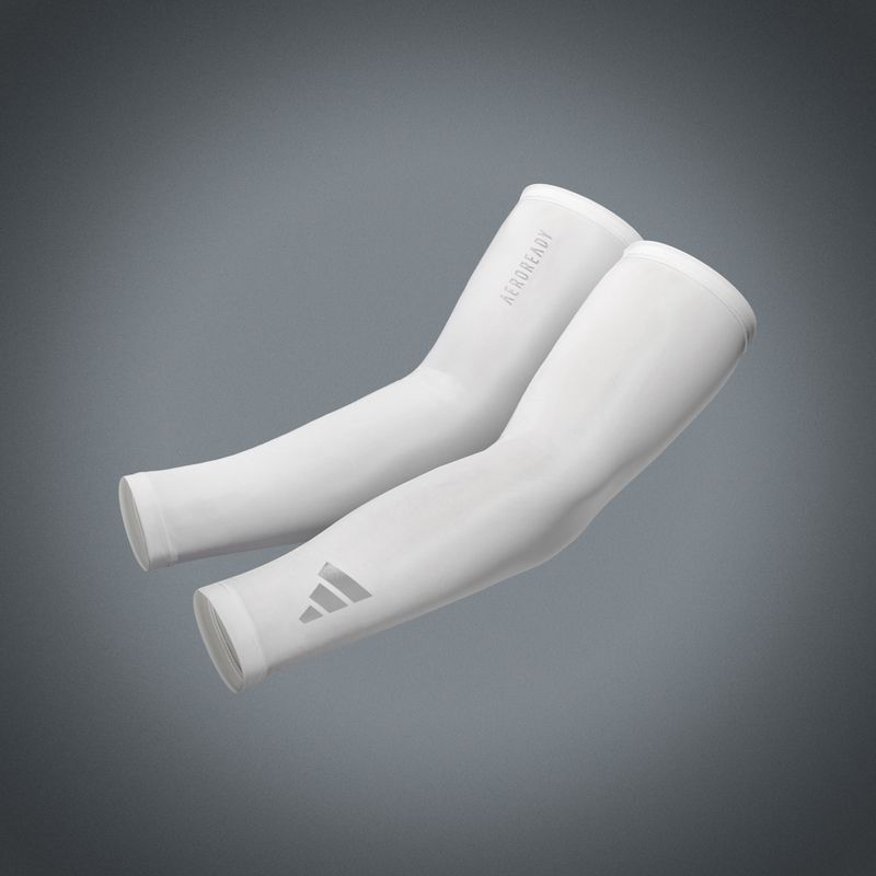 Mâneci compresive adidas Aeroready Compression white 6