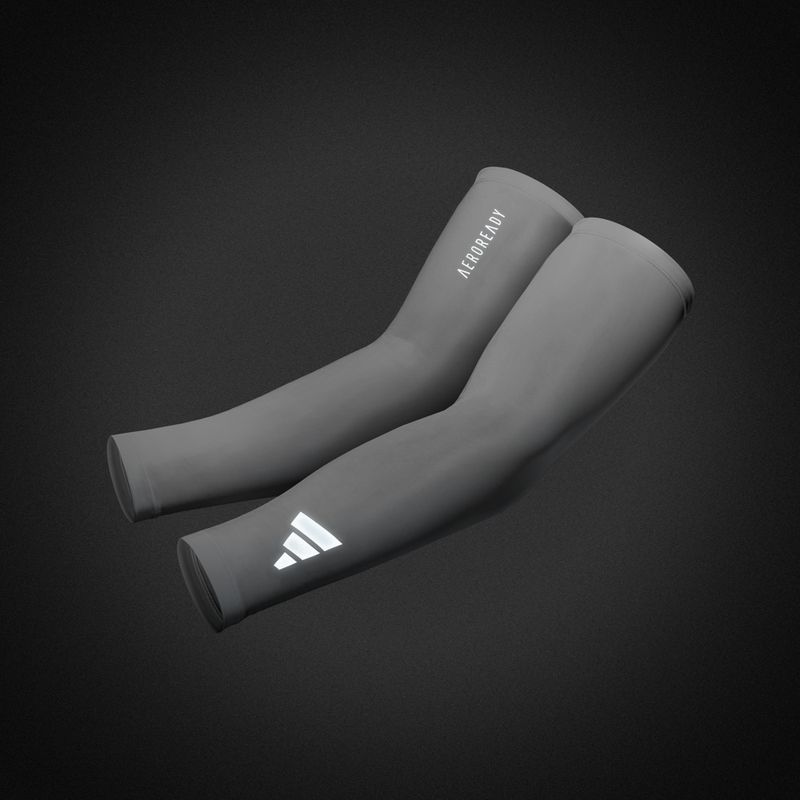 Mâneci compresive adidas Aeroready Compression white 7