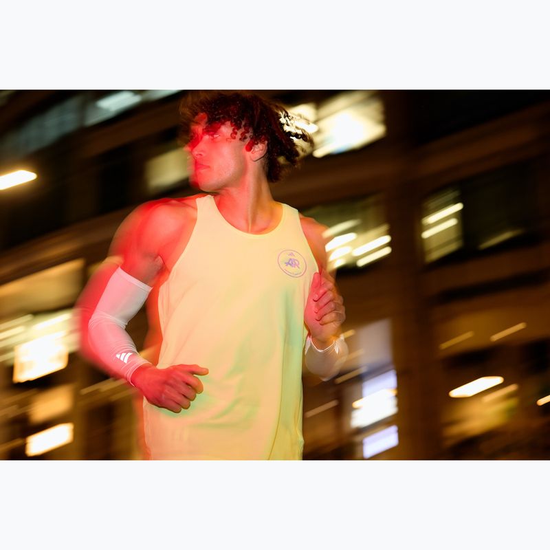 Mâneci compresive adidas Aeroready Compression white 13