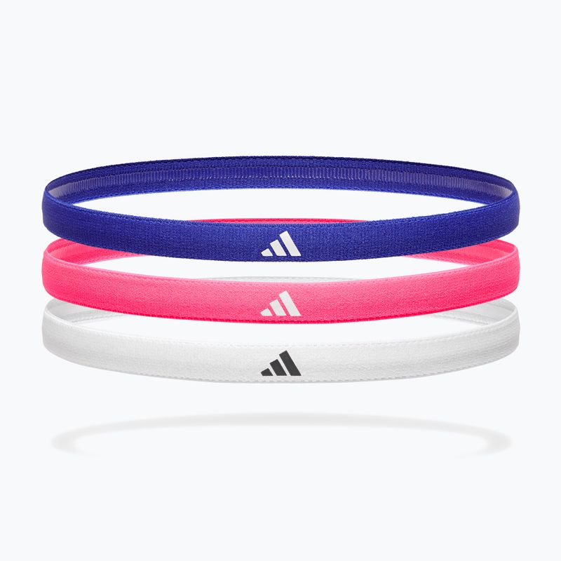 Bentițe adidas Hairbands 3 pack lucid blue/lucid pink/white