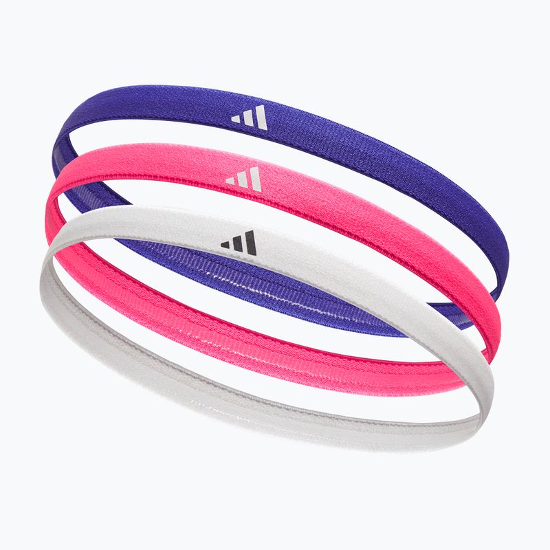 Bentițe adidas Hairbands 3 pack lucid blue/lucid pink/white 2
