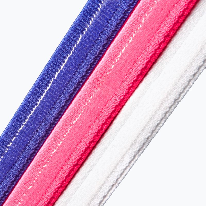Bentițe adidas Hairbands 3 pack lucid blue/lucid pink/white 4