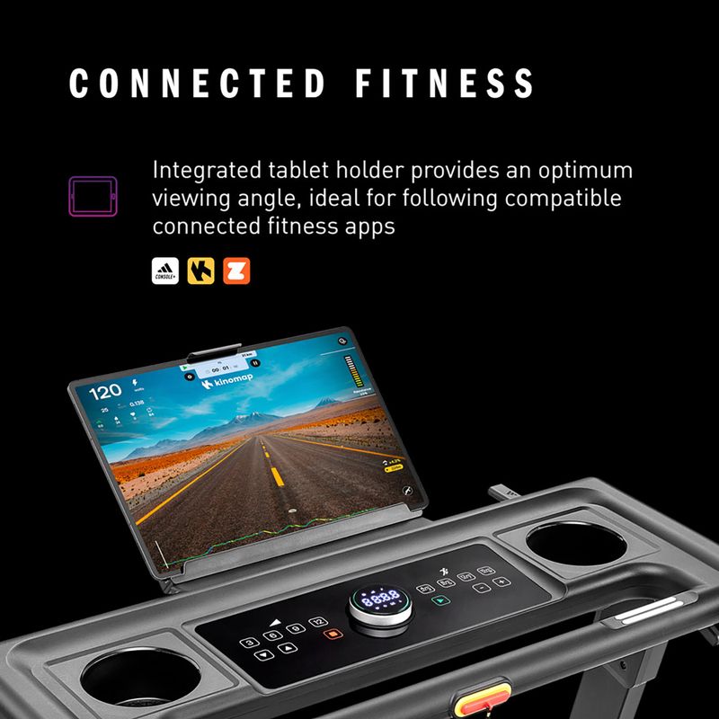 Bandă de alergare electrică adidas T-1 Folding Treadmill black 17