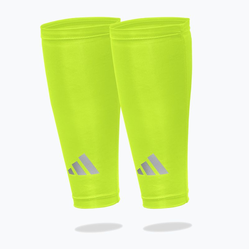 Benzi compresive pentru gambe adidas Climacool Compression Calf Sleeves lucid lemon