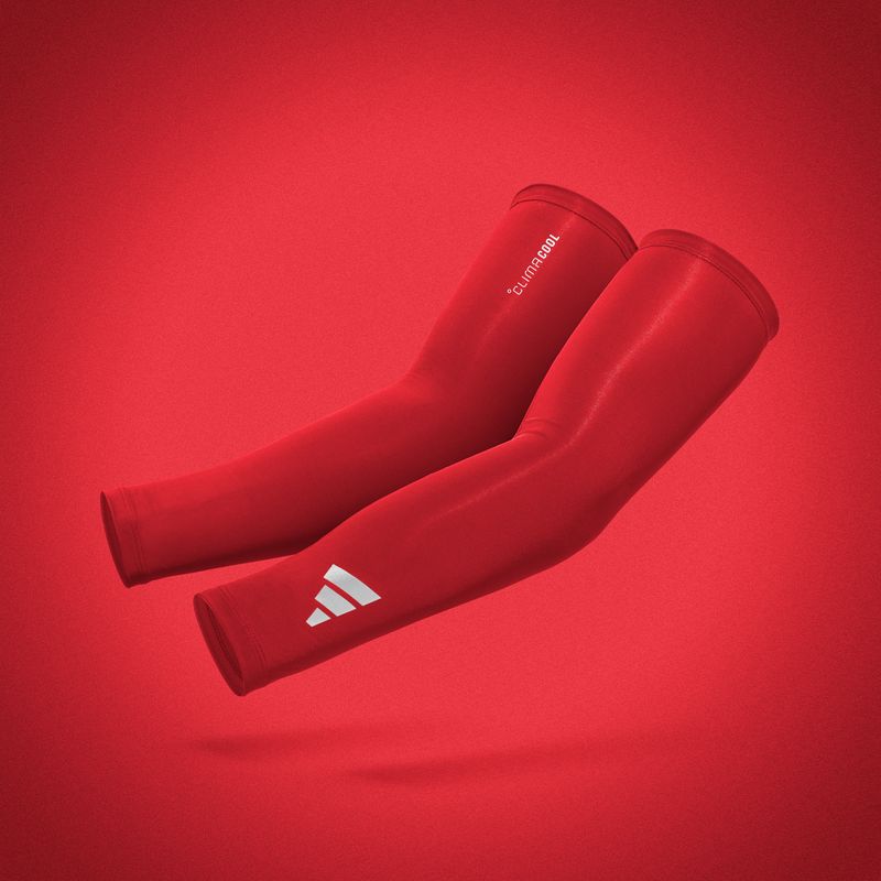 Manșete compresive adidas Climacool Compression Arm Sleeves red 5
