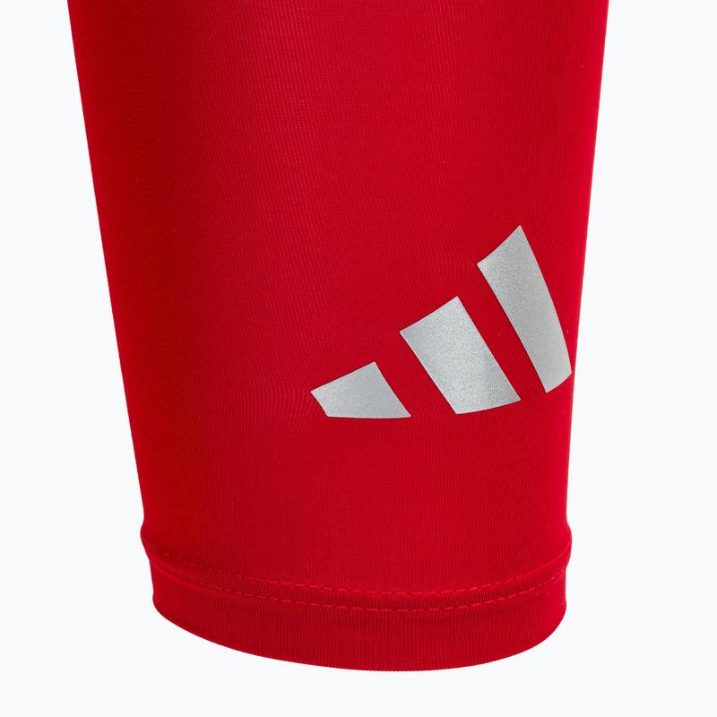 Benzi compresive pentru gambe adidas Climacool Compression Calf Sleeves true red 3