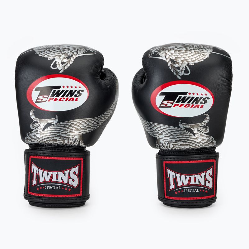 Mănuși de box Twins Special FBGVL3-23 Dragon silver