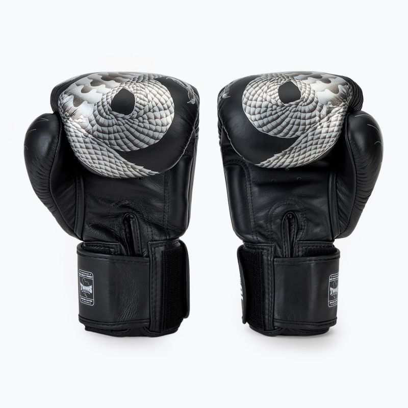 Mănuși de box Twins Special FBGVL3-23 Dragon silver 2