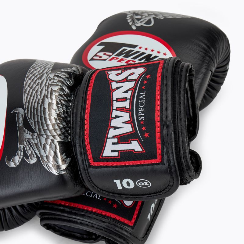 Mănuși de box Twins Special FBGVL3-23 Dragon silver 5