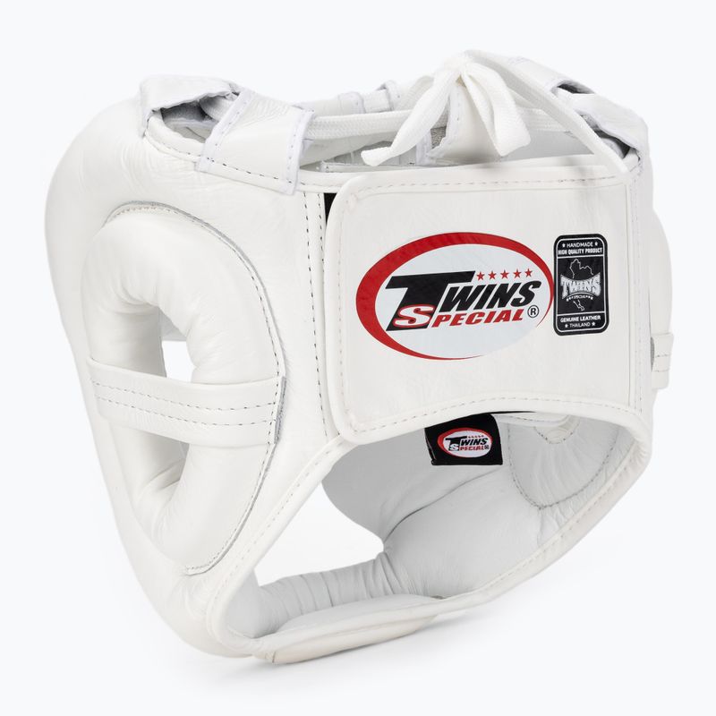Cască de box Twins Special Sparingowy white 3