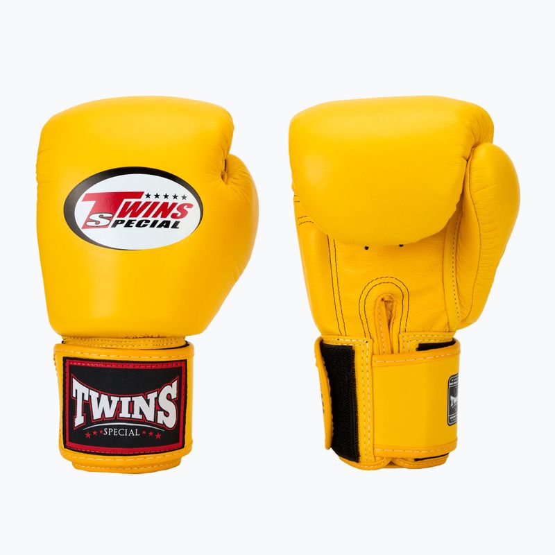 Mănuși de box Twins Special BGVL3 yellow 3