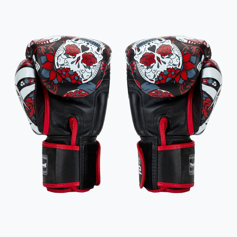 Mănuși de box Twins Special Fancy FBGVL3-53 Skull red/black 2