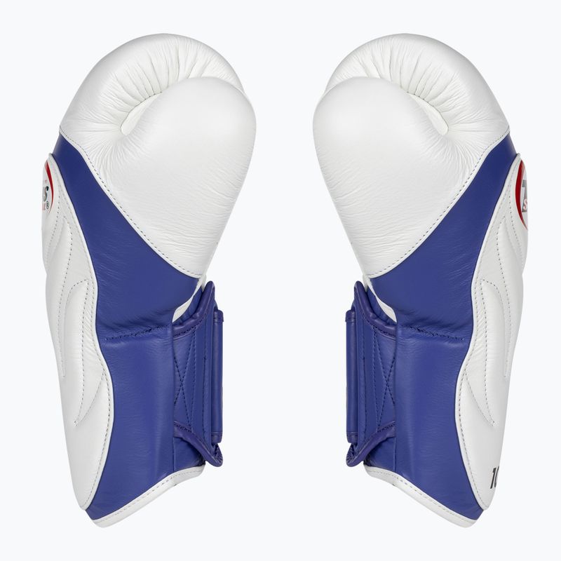 Mănuși de box Twins Special BGVL6 white/blue 3