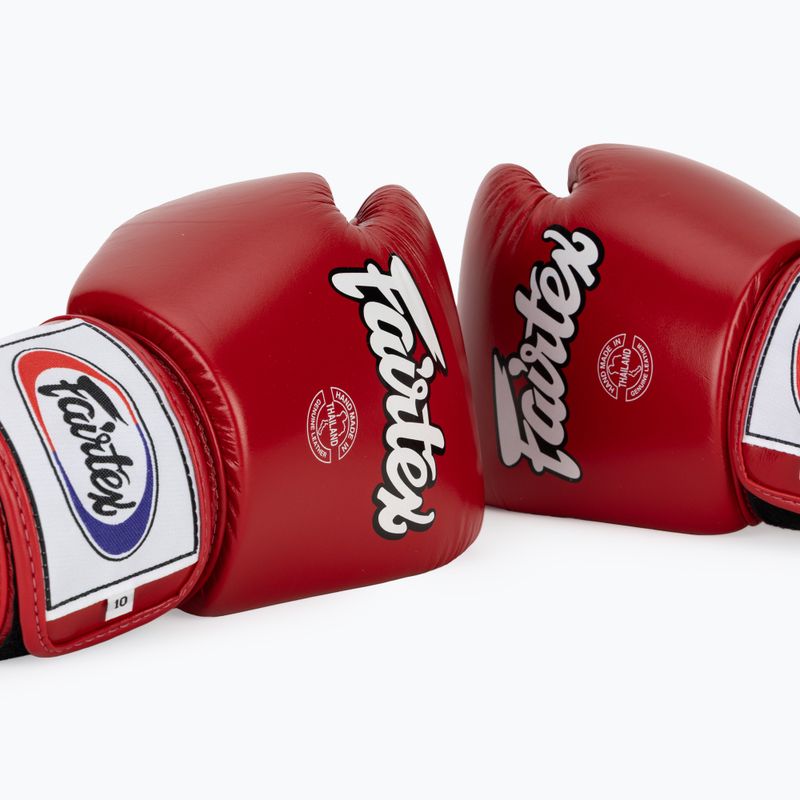 Mănuși de box Fairtex Universal "Tight-Fit" Design red 7