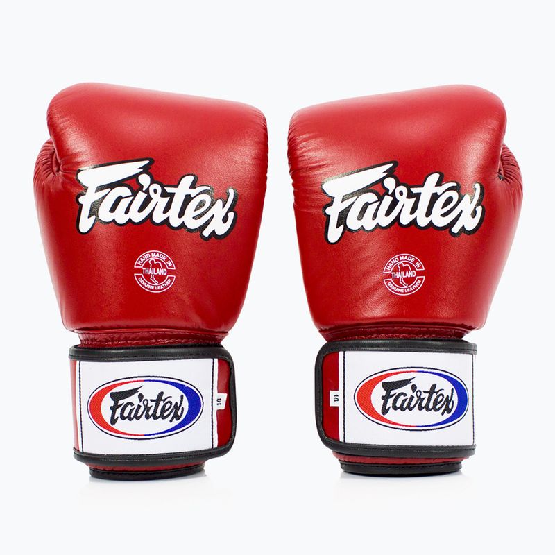 Fairtex Universal respirabil roșu mănuși de box