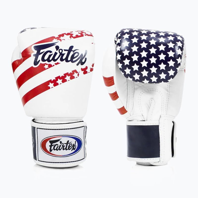 Mănuși de box Fairtex Universal "Tight-Fit" Design USA white