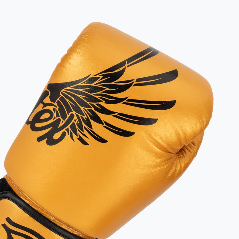 Mănuși de box Fairtex Universal "Tight-Fit" Design Falcon gold 5