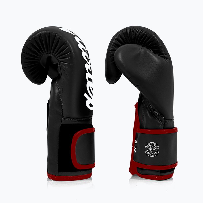 Mănuși de box Fairtex Microfiber black 3