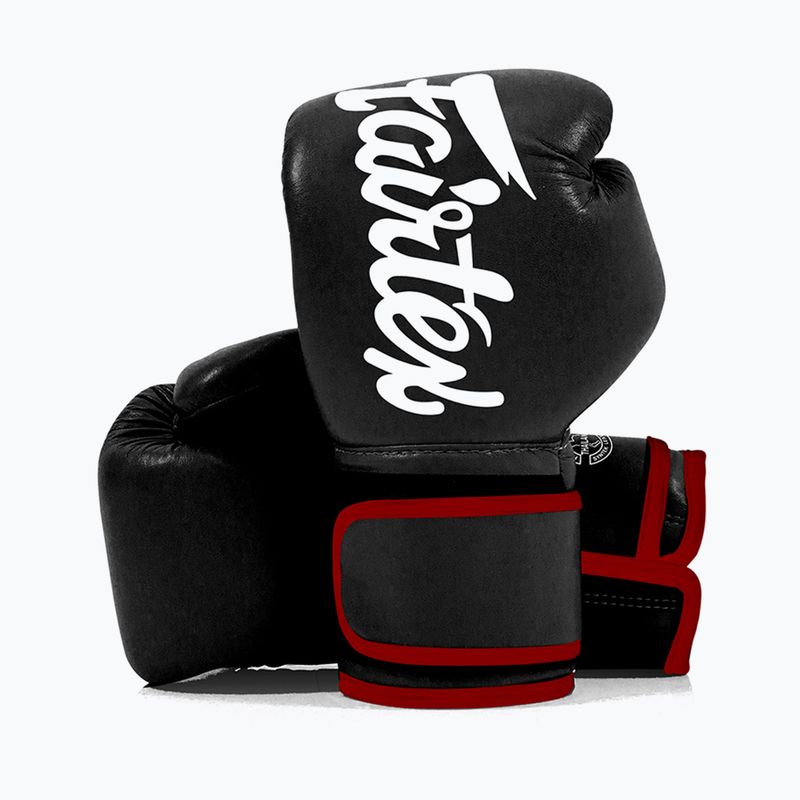 Mănuși de box Fairtex Microfiber black 4