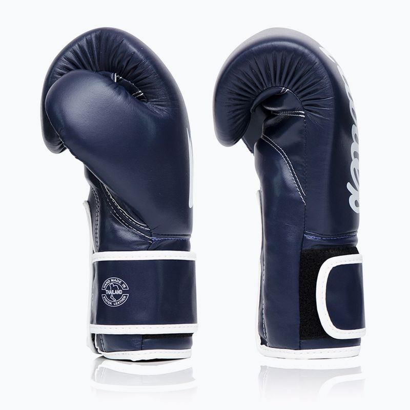 Mănuși de box Fairtex Microfiber blue 3
