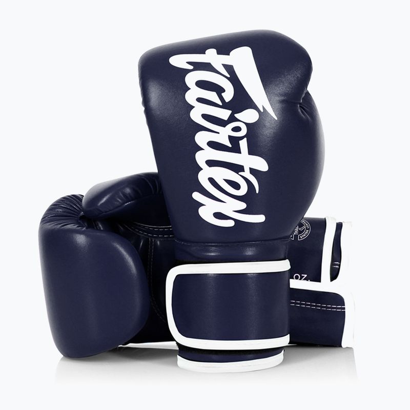 Mănuși de box Fairtex Microfiber blue 4