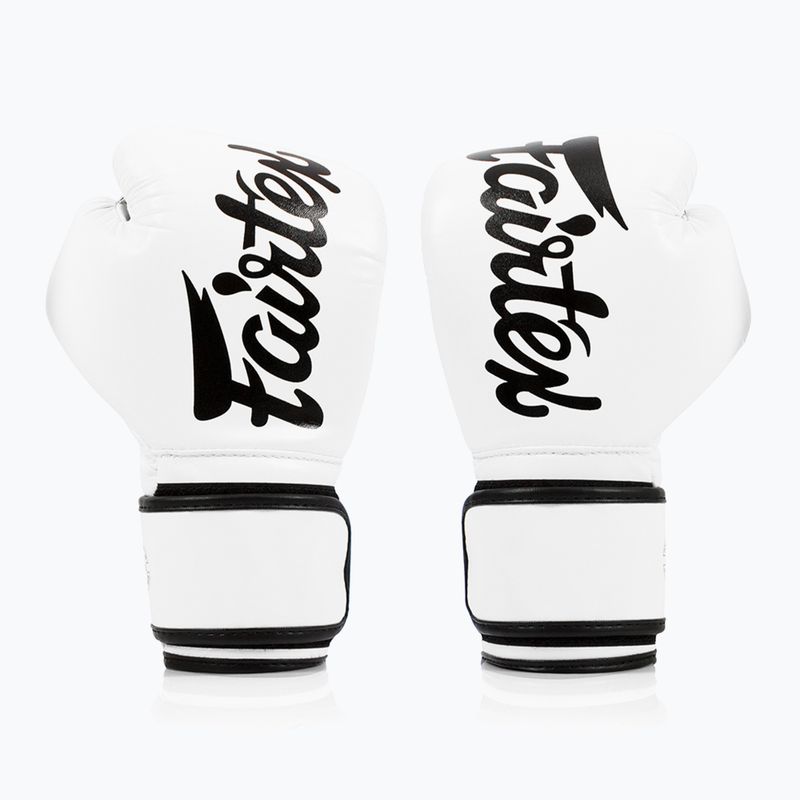 Mănuși de box Fairtex Microfiber white