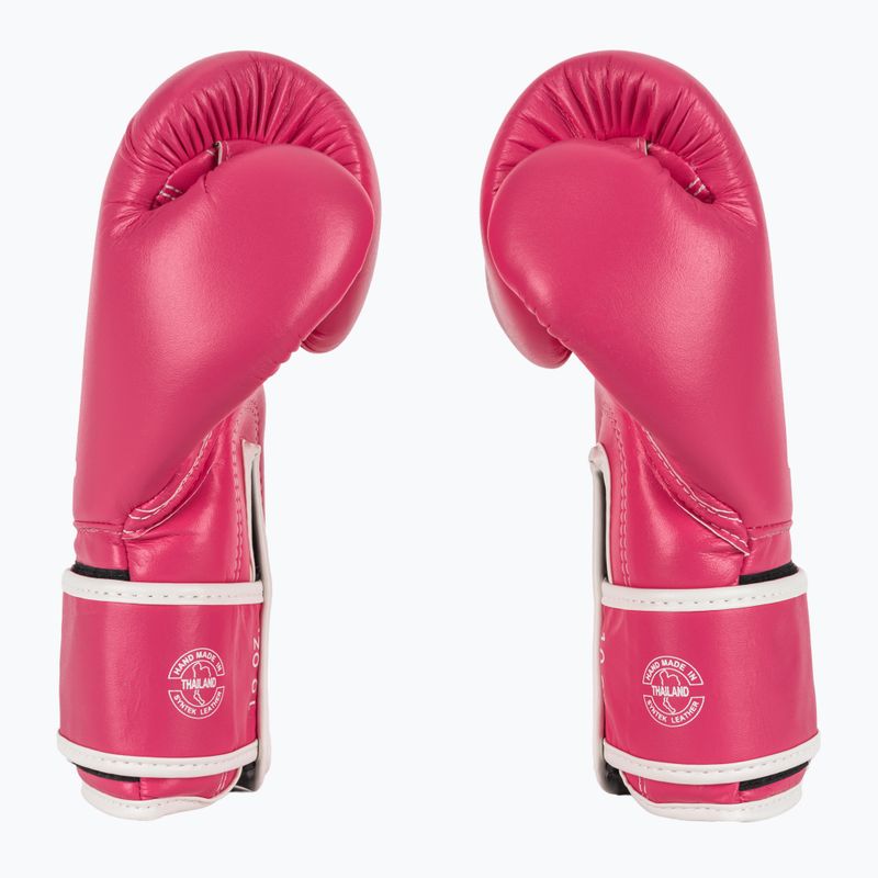 Mănuși de box Fairtex Microfiber pink/white 4