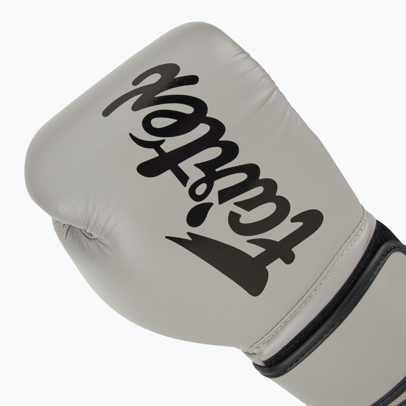 Mănuși de box Fairtex Microfiber gray 5