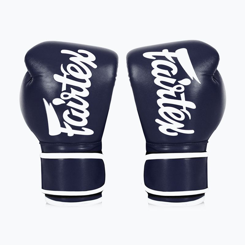 Mănuși de box Fairtex Microfiber Art Collections Blue Wave blue