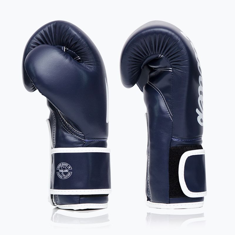 Mănuși de box Fairtex Microfiber Art Collections Blue Wave blue 3