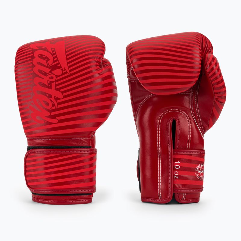 Mănuși de box Fairtex Microfiber Art Collections Minimalism Art red