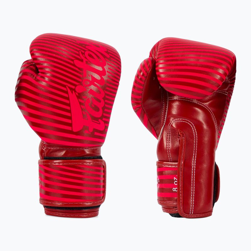 Mănuși de box Fairtex Microfiber Art Collections Minimalism Art red