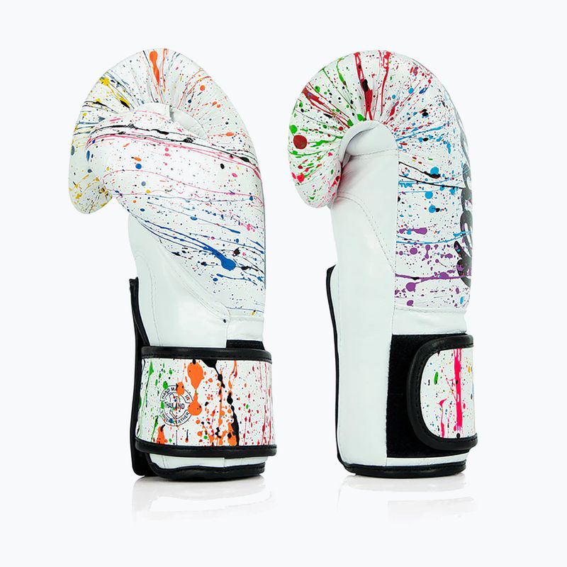 Mănuși de box Fairtex Microfiber Art Collections Painter white 3