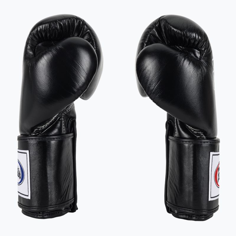 Fairtex Super Sparring Mănuși de box - deget blocat negru 4
