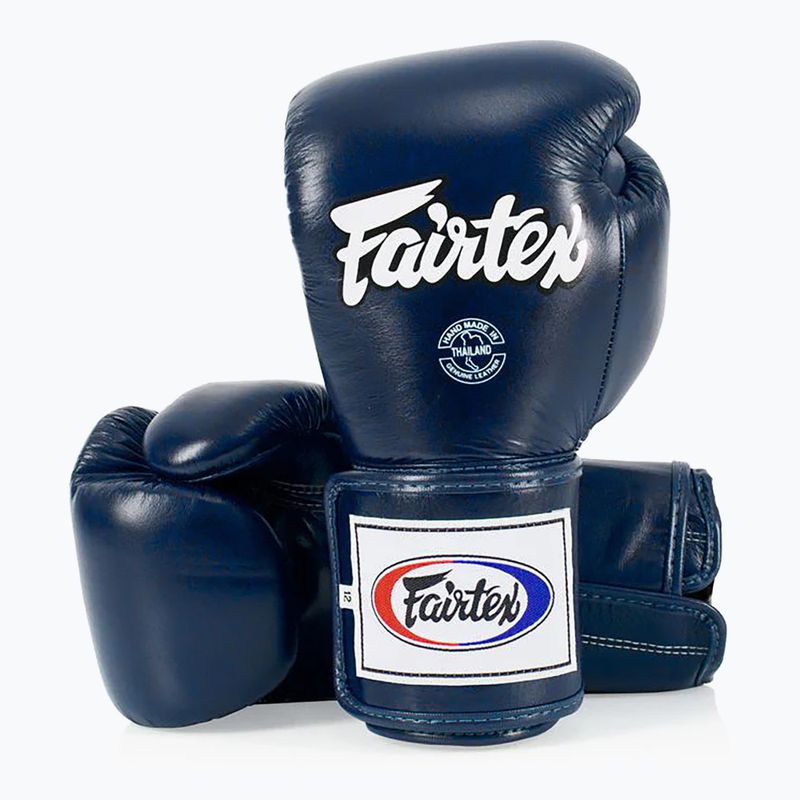 Mănuși de box Fairtex Super Sparring - Locked Thumb blue 4