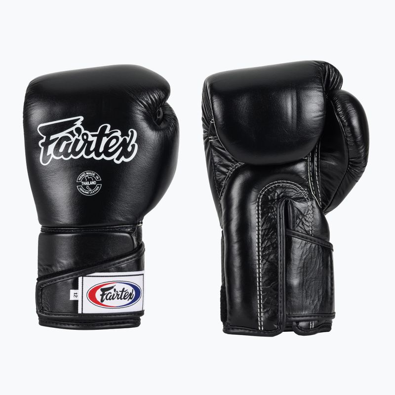 Fairtex Stylish Angular Sparring Mănuși de box - deget blocat negru