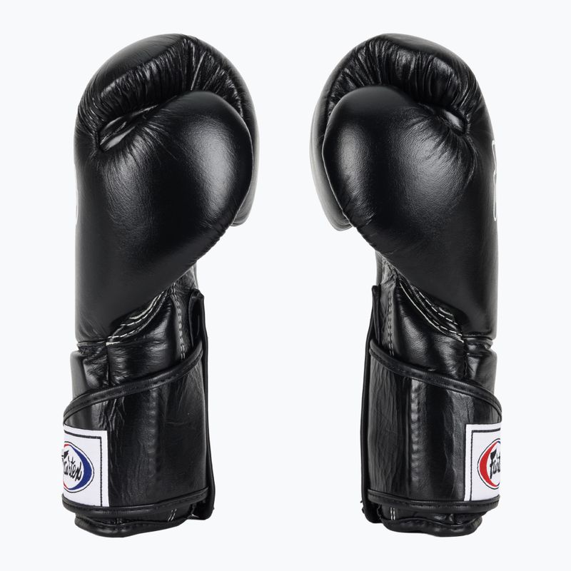 Fairtex Stylish Angular Sparring Mănuși de box - deget blocat negru 4