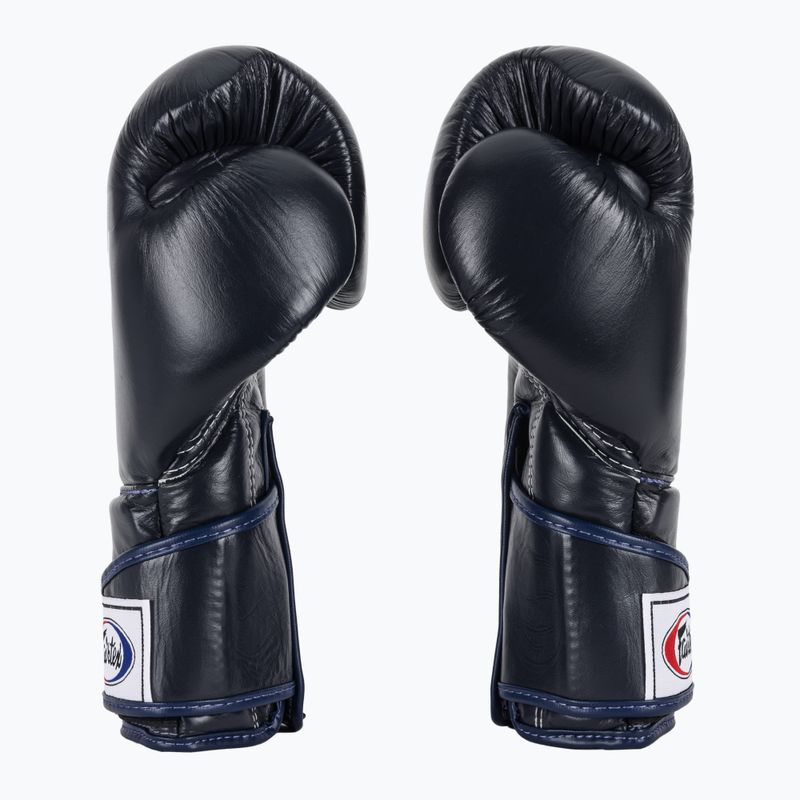 Fairtex Stylish Angular Sparring Mănuși de box - deget blocat albastru 4
