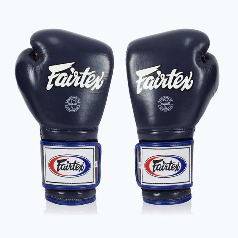Mănuși de box Fairtex Heavy Hitter's Mexican Style blue 7