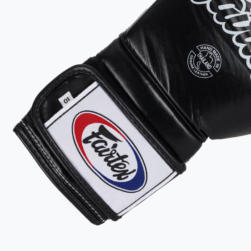 Mănuși de box Fairtex Heavy Hitter's Mexican Style black/yellow 6