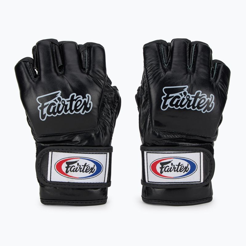 Mănuși MMA Fairtex "Open Thumb Loop" black 2