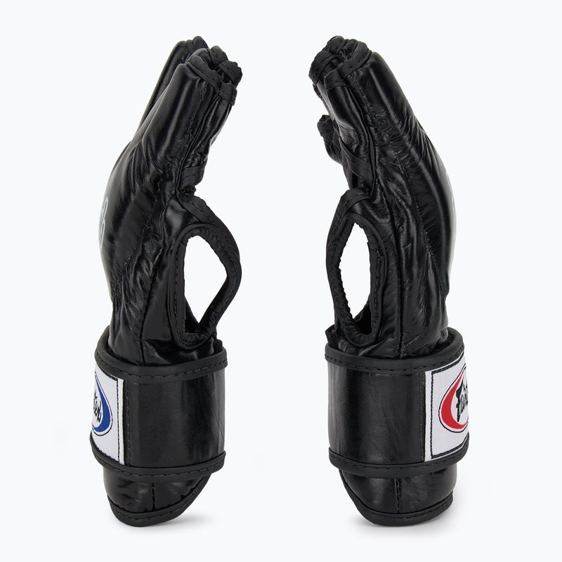 Mănuși MMA Fairtex "Open Thumb Loop" black 4