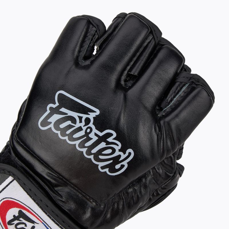 Mănuși MMA Fairtex "Open Thumb Loop" black 5
