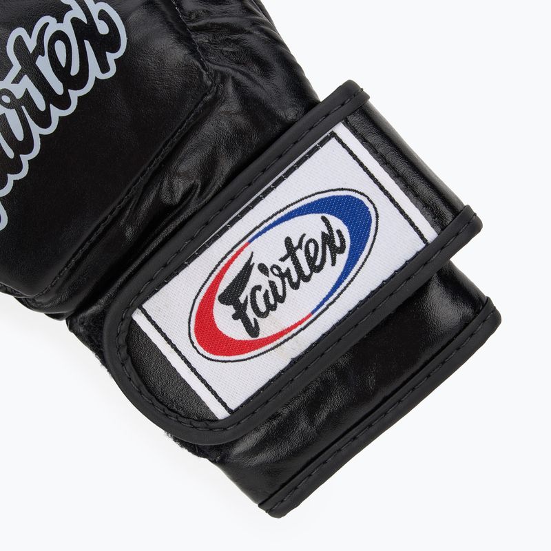 Mănuși MMA Fairtex "Open Thumb Loop" black 6