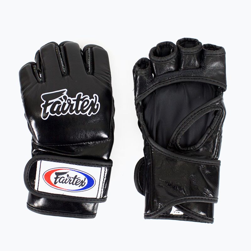 Mănuși MMA Fairtex "Open Thumb Loop" black